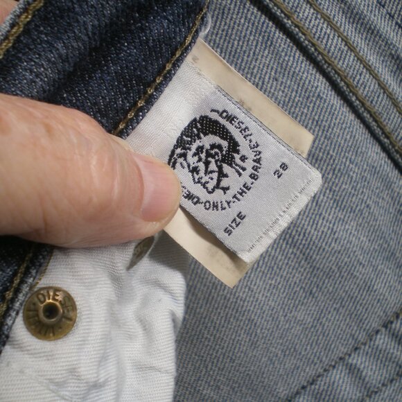 Diesel Industry Denim Division Blue Jeans, Size 28 - Picture 5 of 8